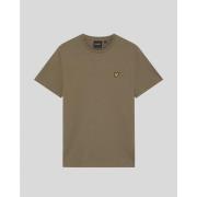 T-shirt Korte Mouw Lyle &amp; Scott TS400VOG PLAIN-X569 KHAKI ASH