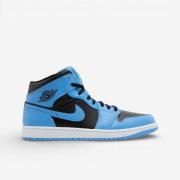 Hoge Sneakers Nike Jordan 1 Mid University Blue Black