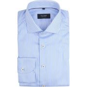 Overhemd Lange Mouw Olymp Signature Overhemd Streep Lichtblauw