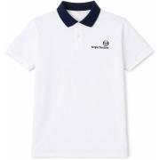 T-shirt Sergio Tacchini Bondi Polo Shirt White/Maritime Blue/Mango Min...