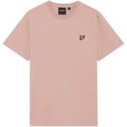 T-shirt Lyle &amp; Scott Plain T-Shirt Pink Grapefruit