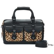 Schoudertas Dr. Martens Top Handle Bag Black+Light Tan Kiev+Mini Leopa...