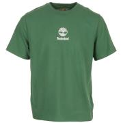 T-shirt Korte Mouw Timberland Print Stack Logo Short Mdgrn