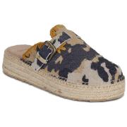Slippers Mou JUTE CLOG CAMO PRINT