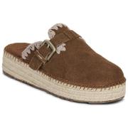 Slippers Mou JUTE CLOG PLAIN SUEDE