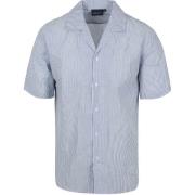 Overhemd Lange Mouw Suitable Short Sleeve Hemd Stripe Seersucker Hellb...