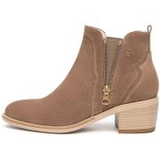 Enkellaarzen NeroGiardini Velour Mou Velour Mou Tr Basilea 828 Natur