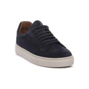 Lage Sneakers Frau SUEDE BLU PANNA