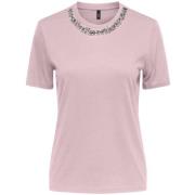 T-shirt Korte Mouw Only ONLPARKER S/S O-NECK BLING TOP BOX JRS 1534356...