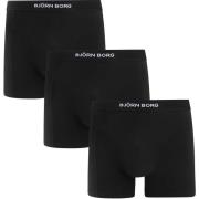 Boxers Björn Borg Cotton Stretch Boxers 3Pack Zwart