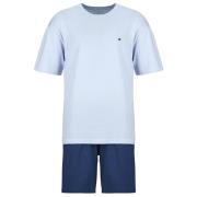 Pyjama's / nachthemden Tommy Hilfiger SS JERSEY PJ SET