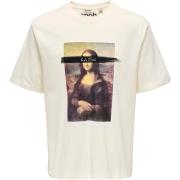 T-shirt Korte Mouw Only &amp; Sons Onsmonalisa Rlx Ss Lic Tee Vd 22036...
