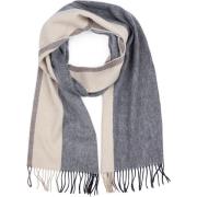 Sjaal Profuomo Sjaal Wol Stripes Blauw Bruin Beige