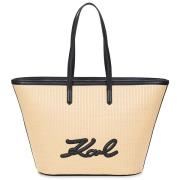 Boodschappentas Karl Lagerfeld K/SIGNATURE RAFFIA MD TOTE