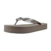 Teenslippers Calvin Klein Jeans FLATFORM FLIP FLOP MET T
