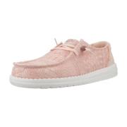 Mocassins HEYDUDE Zapatos Casual Mujer Modèle Wendy Crochet Lace