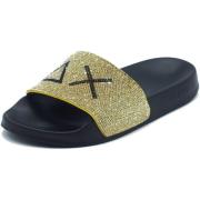 Teenslippers Sun68 X36211 Slippers Strass Logo Nero