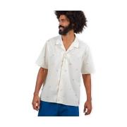 Overhemd Korte Mouw Brava Fabrics Beach Please Aloha Shirt - Ecru