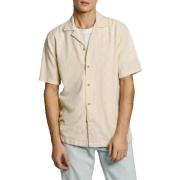 Overhemd Korte Mouw Pepe jeans Chemise Pepe Jeans Ansel blanche