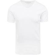 T-shirt Garage Basic Wit V-Hals