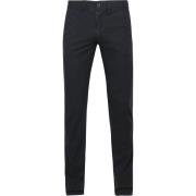 Broek Suitable Chino Sartre Oxford Donkerblauw