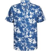 Overhemd Lange Mouw Petrol Industries Short Sleeve Overhemd Bloemen Bl...
