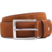 Riem Suitable Ledergürtel Wildleder Cognac