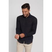 Overhemd Lange Mouw Suitable Overhemd Linnen Navy