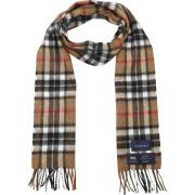 Sjaal Suitable Geeigneter Herrenschal Kariert Merino Beige