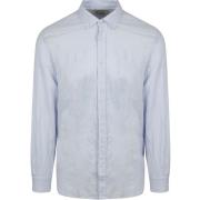 Overhemd Lange Mouw Scotch &amp; Soda Linnen Overhemd Lichtblauw