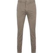 Broek BOSS Chino Slim Pastel Bruin