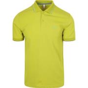T-shirt Sun68 Poloshirt Small Stripe Collar Lichtgroen