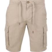 Broek No Excess Short Stretch Cargo Beige