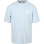 T-shirt Scotch &amp; Soda Slub Embroidery T-shirt Blue