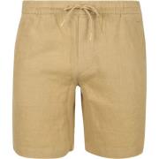 Broek Suitable Linnen Beach Shorts Beige