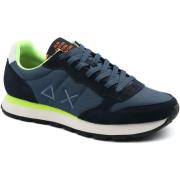 Lage Sneakers Sun68 Sneaker Tom Fluo Navy Blauw