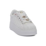 Lage Sneakers Laura Biagiotti RAFIA WHITE