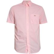 Overhemd Korte Mouw Gant Regular Classic Poplin overhemd met korte mou...