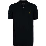 Polo Shirt Korte Mouw Lyle &amp; Scott Katoenen gebreide polo met kort...