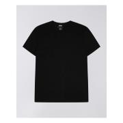 T-shirt Edwin I024965.DOUBLE PACK SS TEE-89.EN BLACK