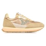 Lage Sneakers Victoria Viento Nylon Metal Serraje