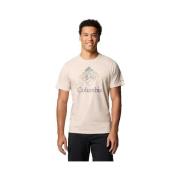 T-shirt Korte Mouw Columbia T-shirt Rapid Ridge Graphic Tee beige