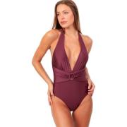 Badpak Admas Eendelig zwempak met voorgevormde driehoekige rug Sunset