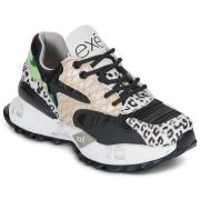 Lage Sneakers Exé Shoes D190608-17-SNAKE-BLACK