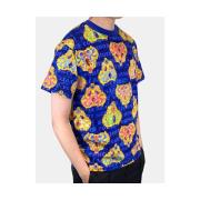 T-shirt Korte Mouw Versace Jeans Couture T-SHIRT 76GAH6R0 76UP601 BLUE