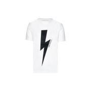 T-shirt Korte Mouw Neil Barrett T-SHIRT BJT455F WHITE