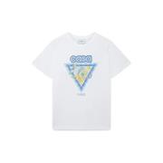 T-shirt Korte Mouw Casablanca T-SHIRT ARMADILLO WHITE