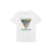 T-shirt Korte Mouw Casablanca T-SHIRT TENNIS CLUB ICON WHITE