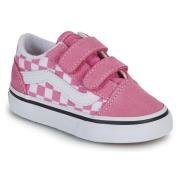 Lage Sneakers Vans Old Skool V COLOR THEORY CHECKERBOARD Pink Fizz