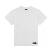 T-shirt Korte Mouw Propaganda PRTS645 -02 T-SHIRT LABEL BICOLOR-WHITE
